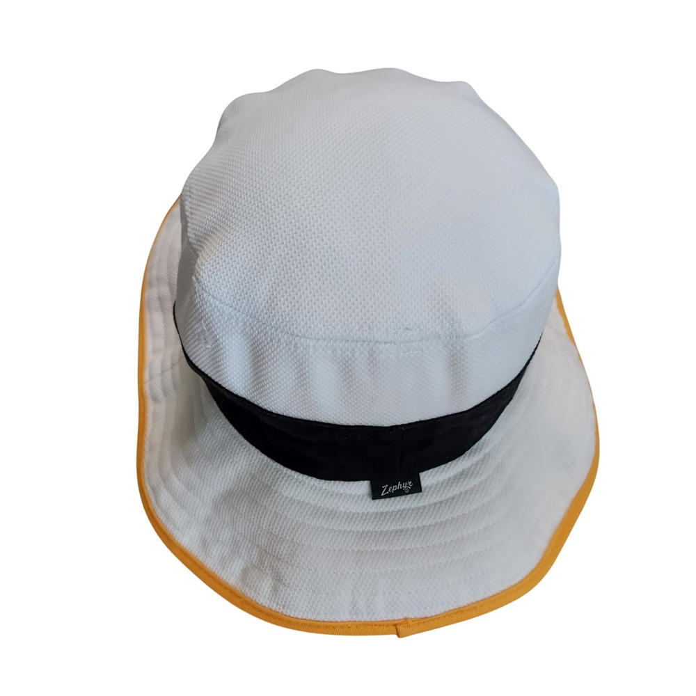 Zephyr Boston Bruins NHL Bucket Hat White Black Yellow Mesh S/M Adjustable - Picture 3 of 7
